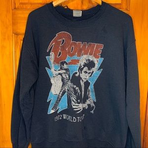 David Bowie 1972 World Tour Crewneck